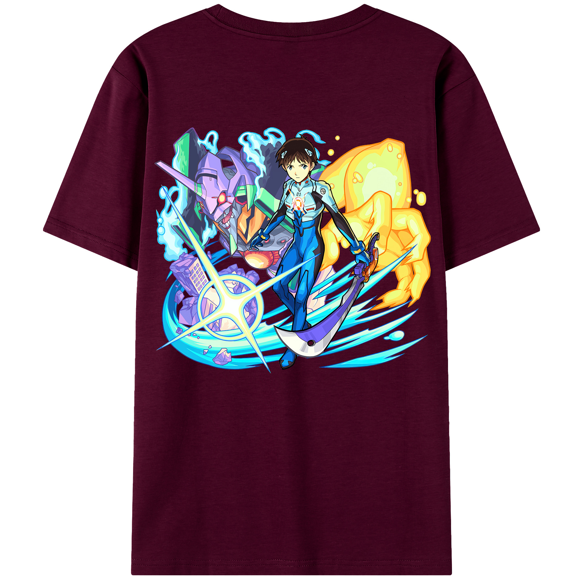 （画像用） EVA 新世紀エヴァンゲリオン レディース半袖Tシャツ(バックプリント)